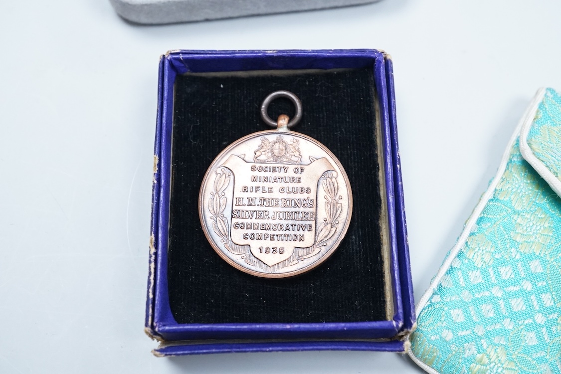 A First World War medal group awarded to 16507 GNR. W.H. Meadows. R.G.A., comprising the medal trio together with the London Fire Brigade 1911 Coronation Medal, plus a London County Council King’s Medal with a clasp for